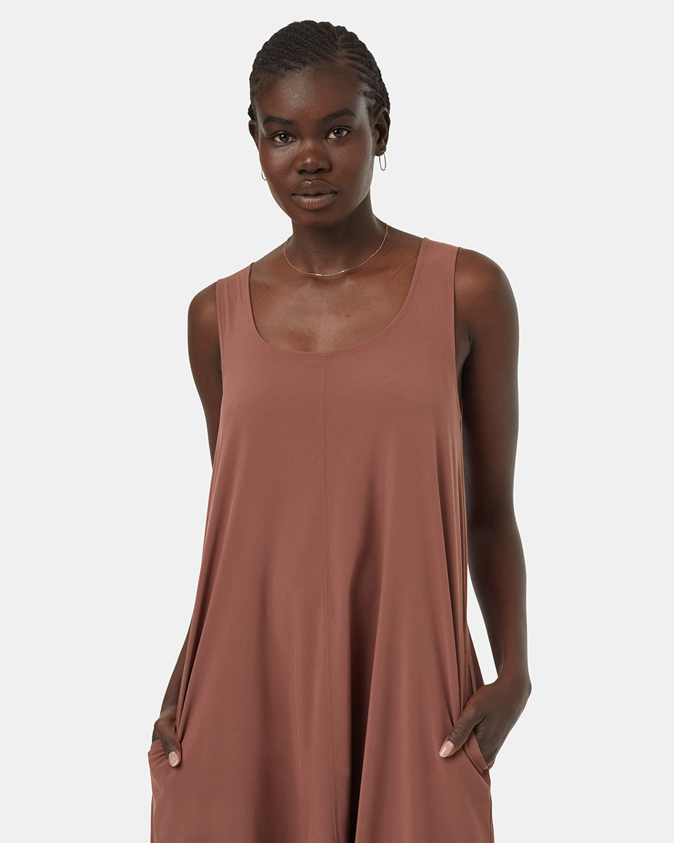 InMotion Sleeveless Midi Dress