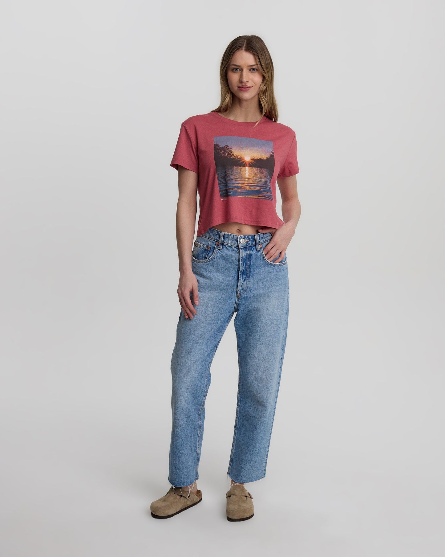 Lake View Crop T-Shirt
