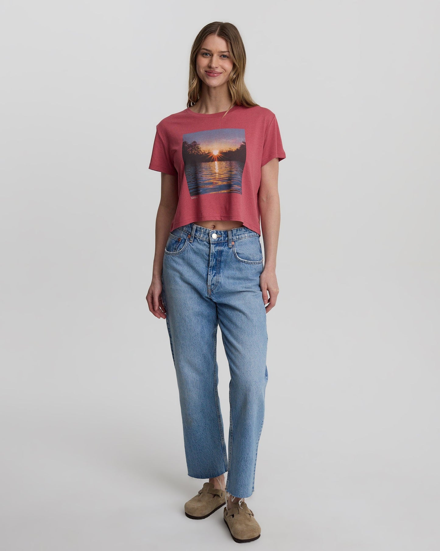 Lake View Crop T-Shirt