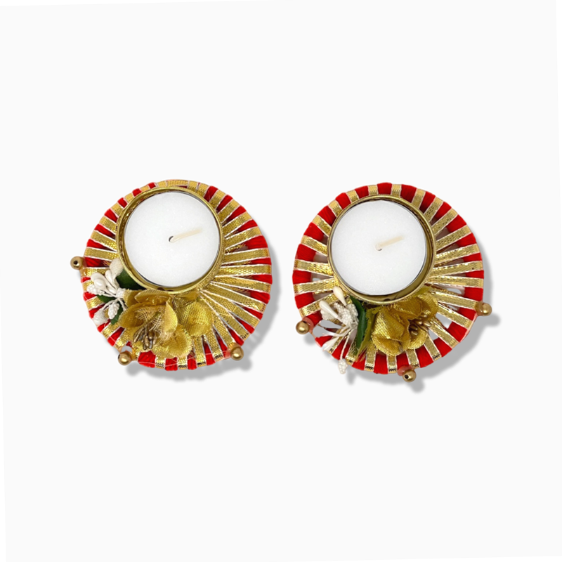Red Ring Diya