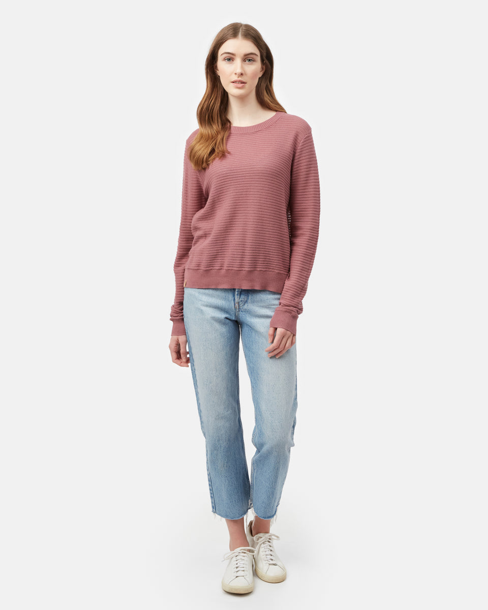 Highline Cotton Rib Crew Sweater