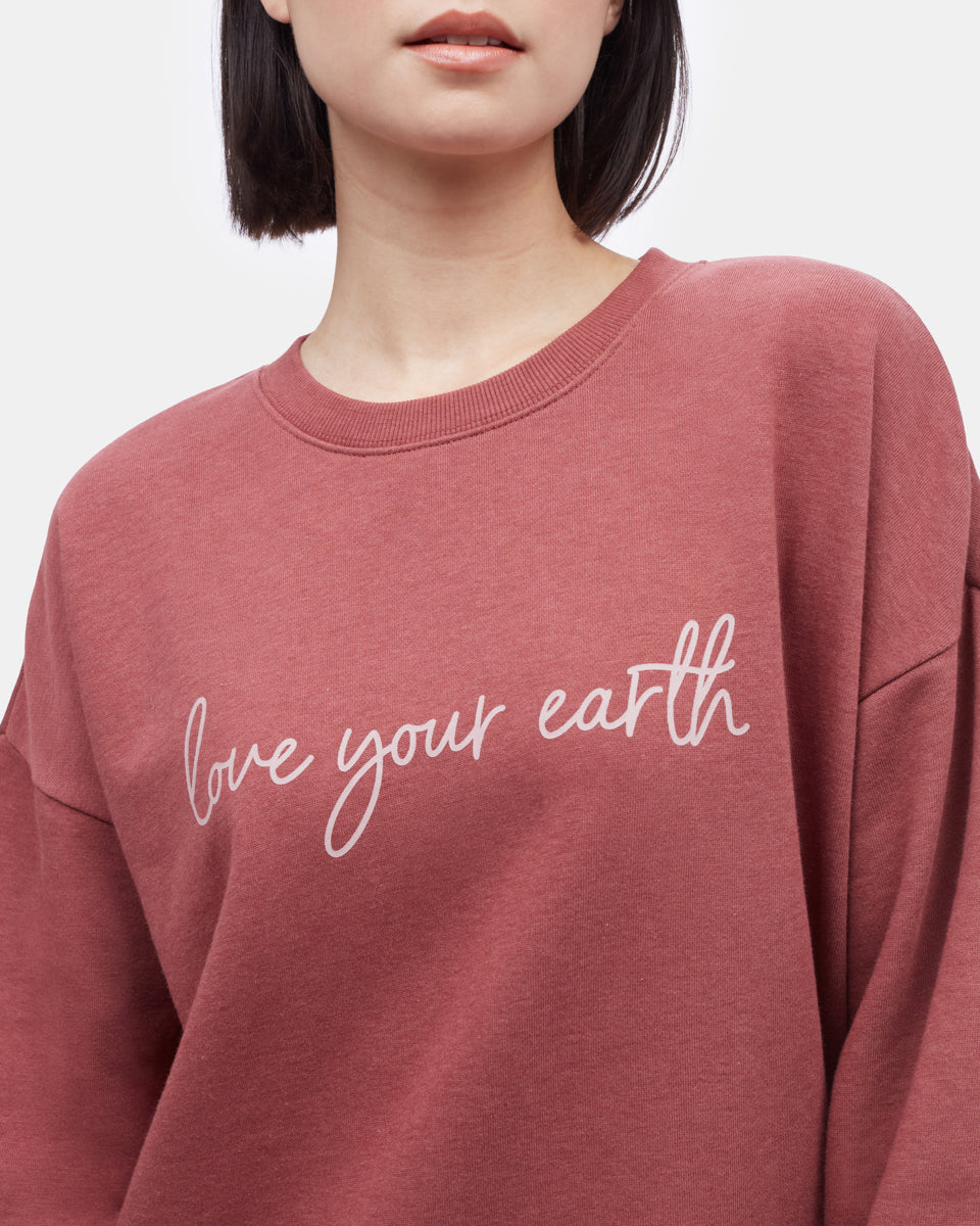 Love Your Earth Oversized Crew
