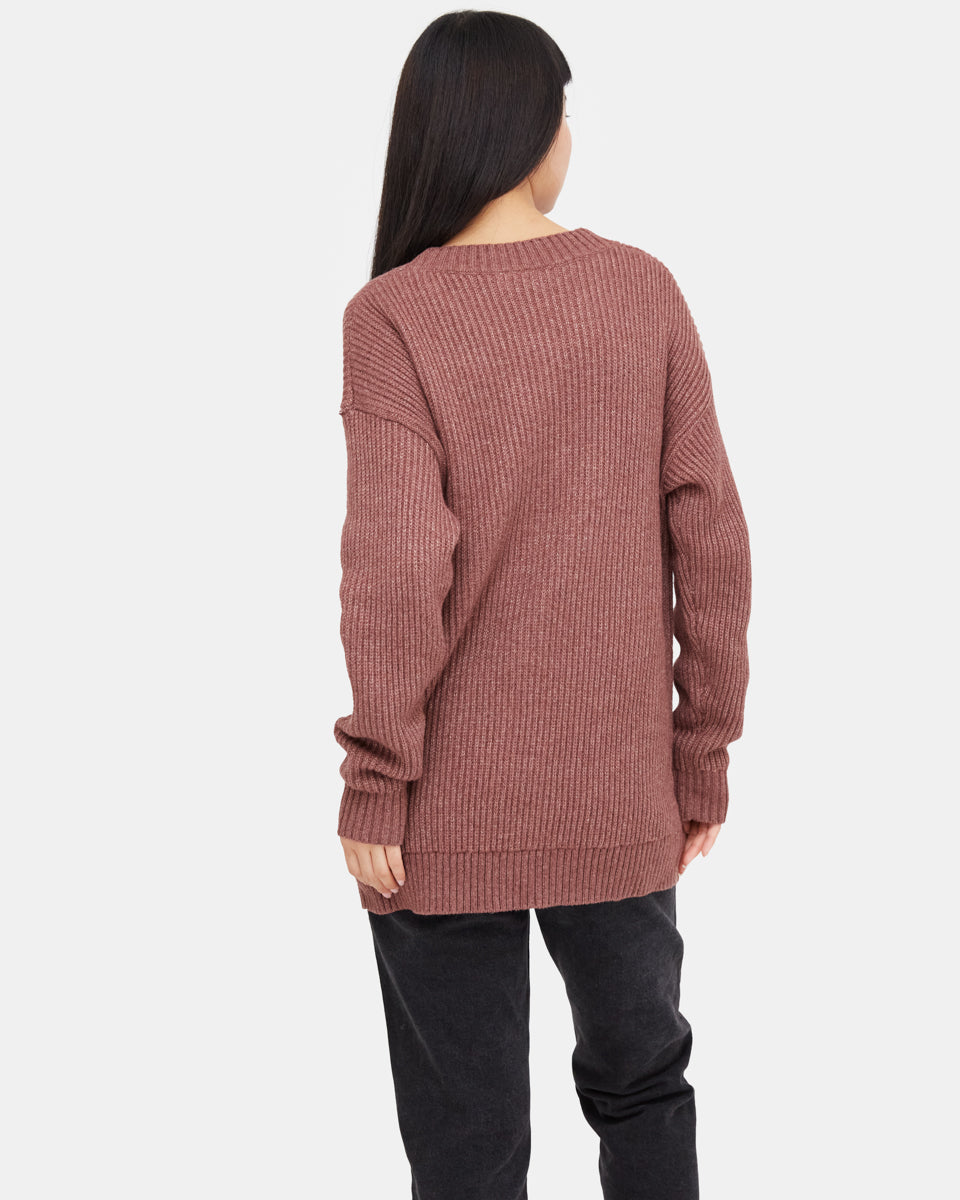Oversized Button Cardigan