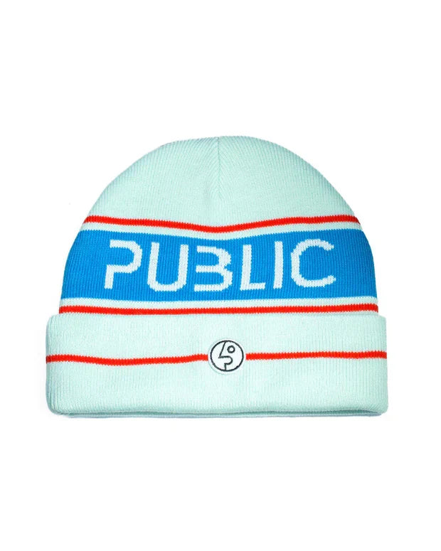 Public Snowboards 'Retro' Beanie - Blue