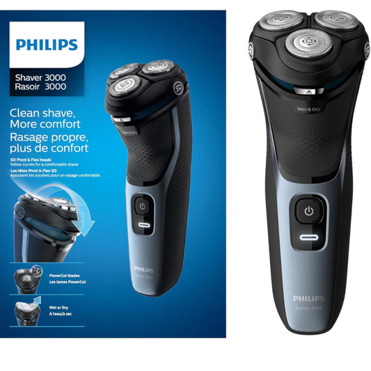 PHILIPS S3133/51 Shaver Series 3000 with Pop-Up Trimmer