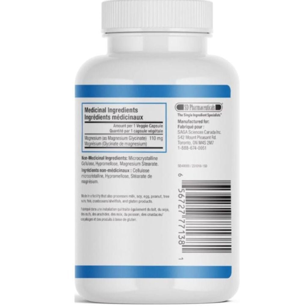SD Pharma MAGNESIUM GLYCINATE 110mg, 90 VCaps