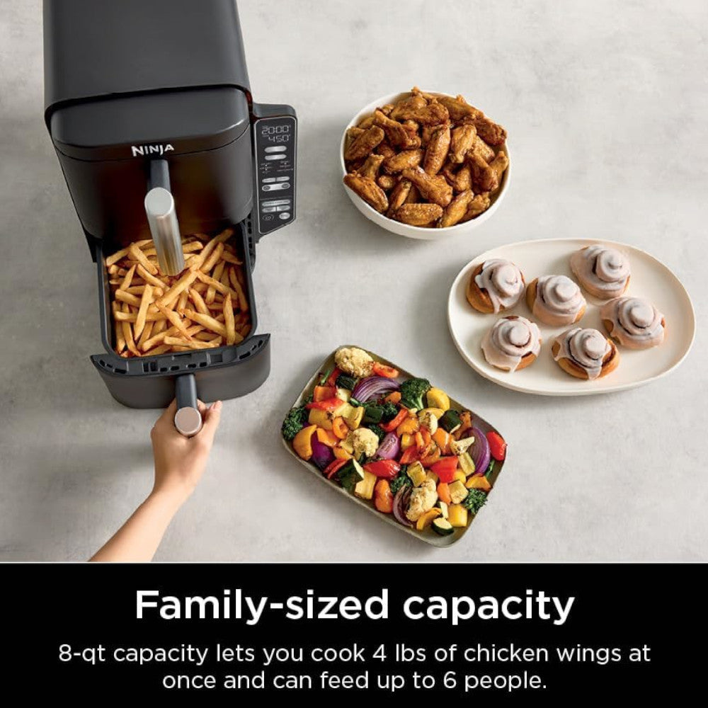 NINJA SL202CCO Double Stack Air Fryer Oven - Factory serviced with Home Essentials warranty