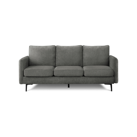 Canapé Monarch de 76 po - COACH-18 - tissu gris (8K13C18)