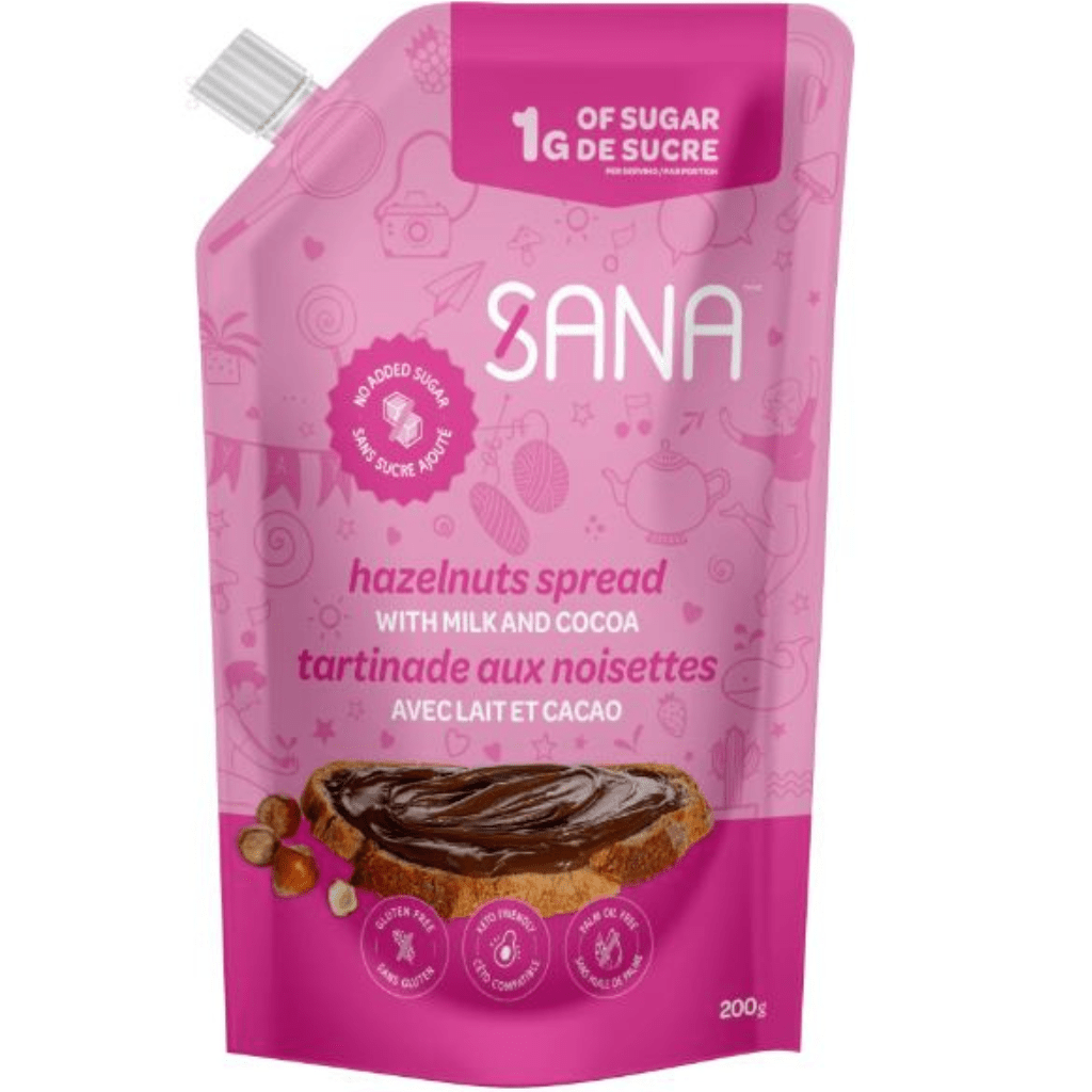 Sana NO SUGAR ADDED CREAMY SPREADS, 200g