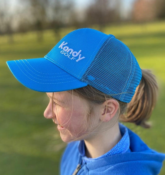 Casquettes de golf ajustables pour filles, compatibles avec les queues de cheval