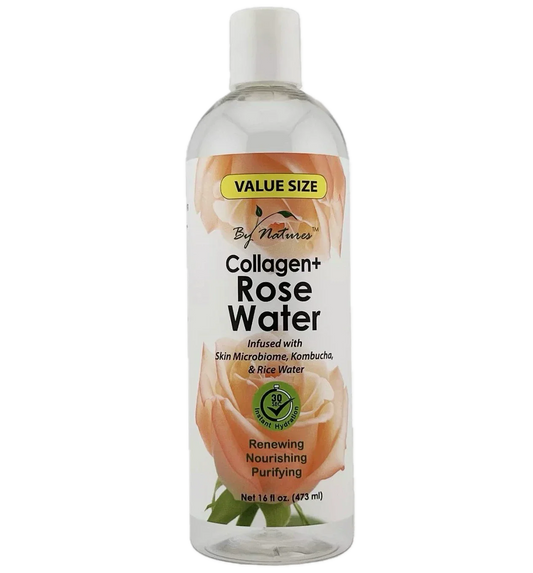 BY NATURES COLLAGEN+ROSE WATER 16 OZ