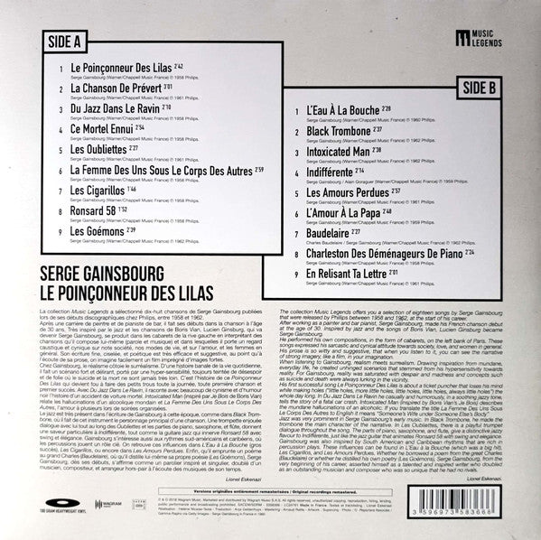 Serge Gainsbourg / Le Poinçonneur Des Lilas - LP