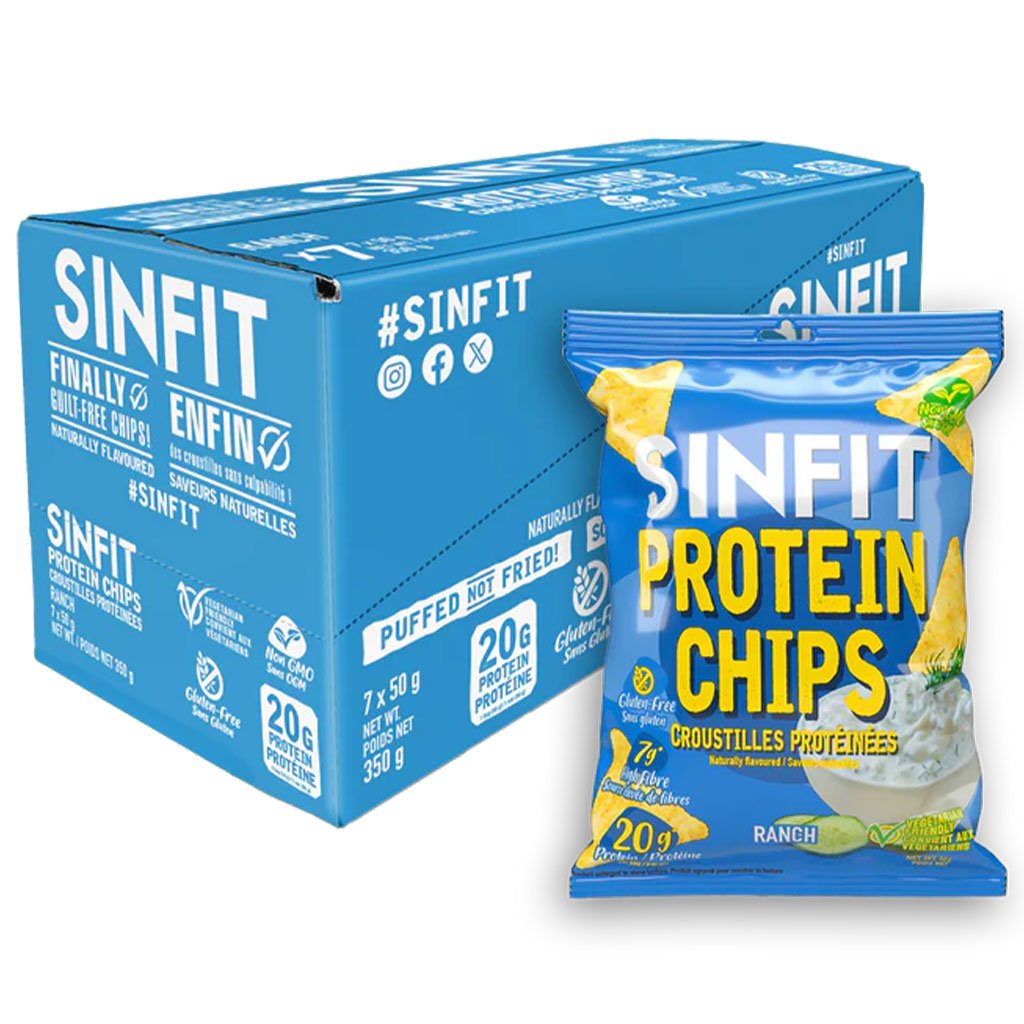 Sinfit PROTEIN CHIPS, 7 Bags/Box