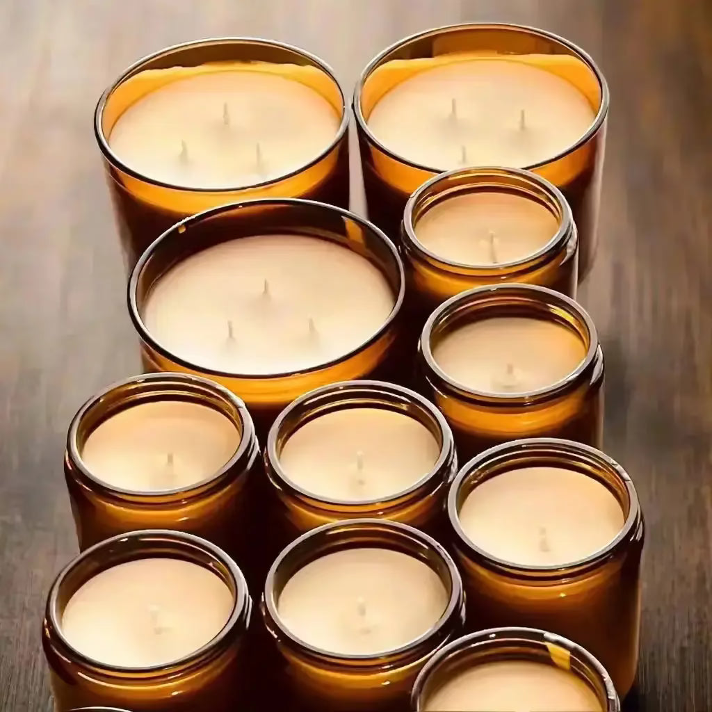 Bougie Quintessence – Lumineuse, cire de coco et d’abricot | Élément Éther