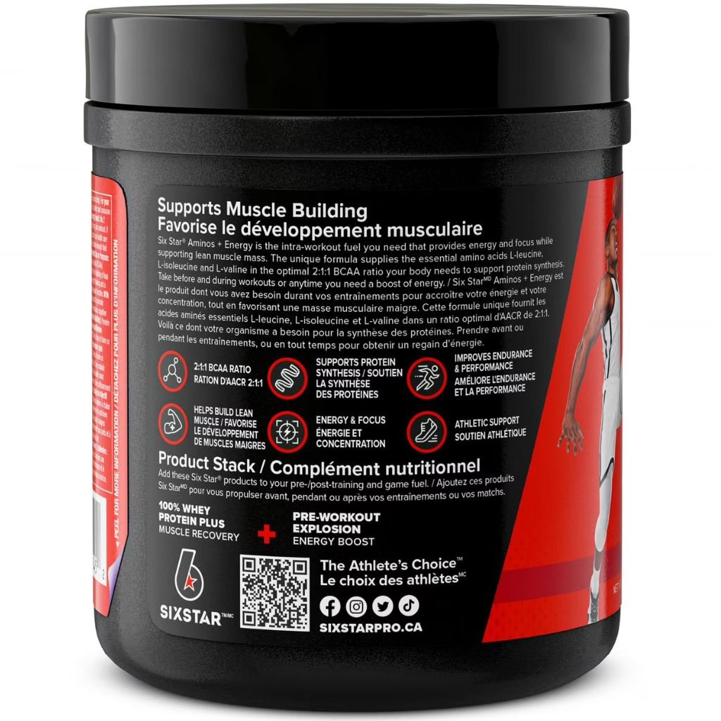 Six Star AMINOS + ENERGY, 30 Servings