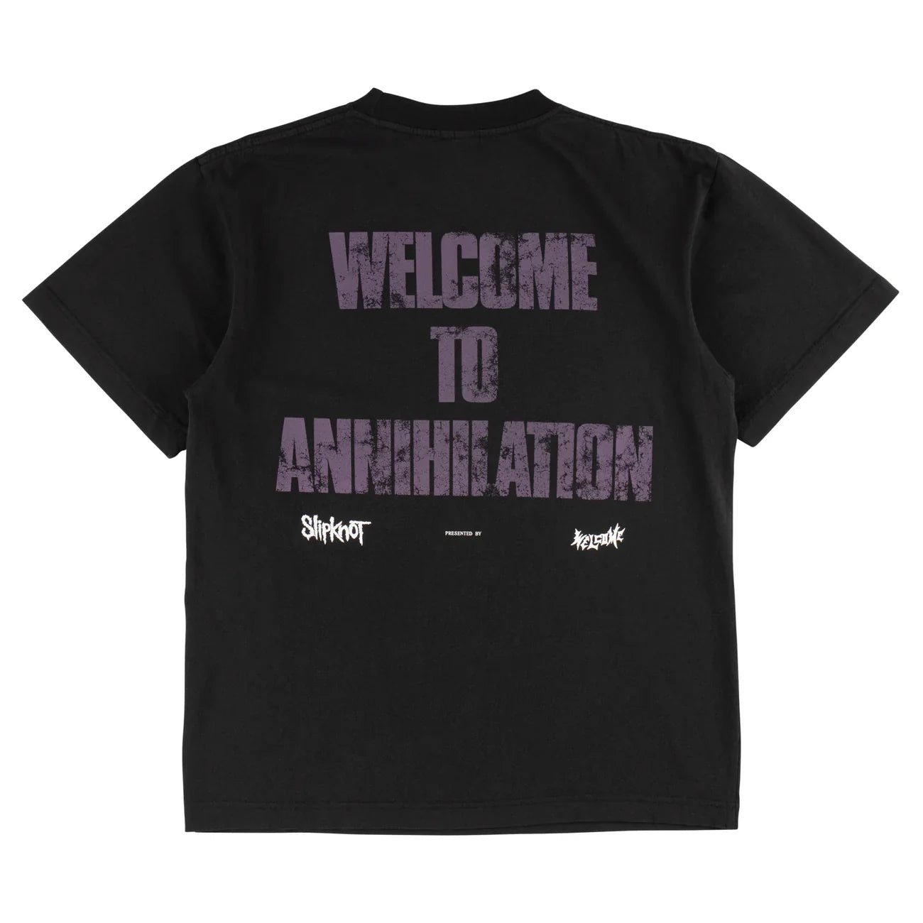 Welcome x Slipknot 'Annihilation' Boxy  Tee - Black