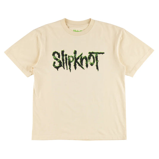 Welcome x Slipknot 'Tomorrow' Boxy Garment Dyed-Tee - Bone