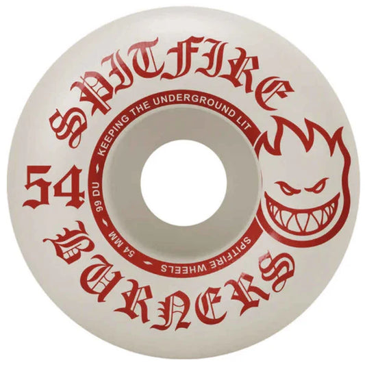 Spitfire 'Burners' 99A Wheels 54MM - White