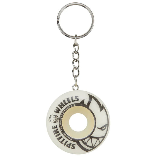 Spitfire 'Bigheads' Keychain - White/Off-White