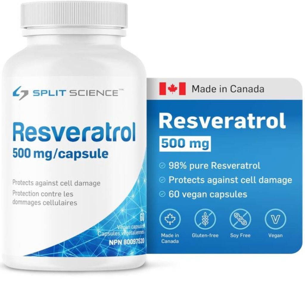 Split Science RESVERATROL 500mg, 60 VCaps