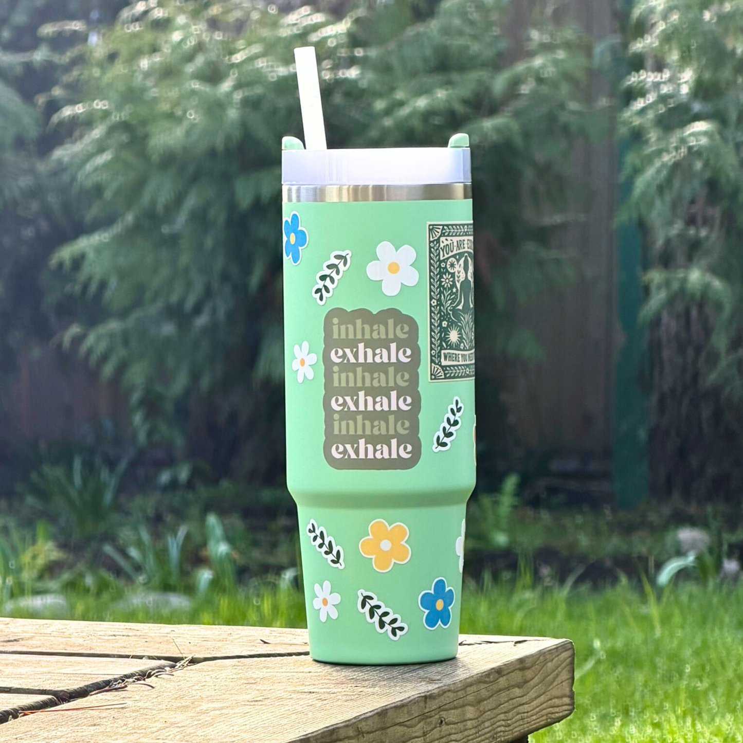 Inhale Exhale Sticker