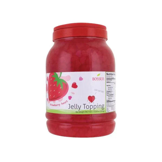Gelée Cœur Fraise | Gelée de noix de coco | Multi-usages | Garniture pour thé aux perles | Garniture pour crème glacée | Restauration Canada | Livraison gratuite au Canada pour les commandes de plus de 199 CAD