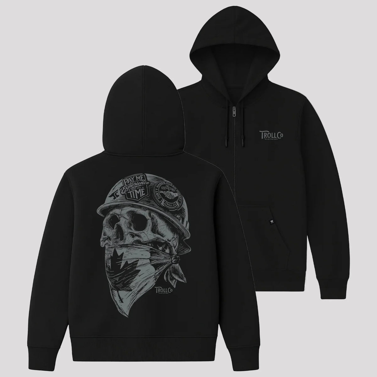 DHCM Men's Headstrong Canada Zip Hoodie | Durable Fleece-Lined Workwear
