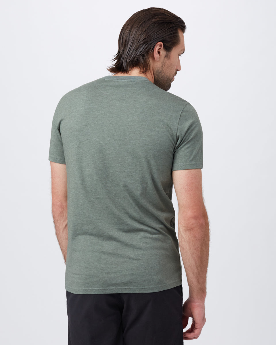Palm Sunset Embroidery T-Shirt