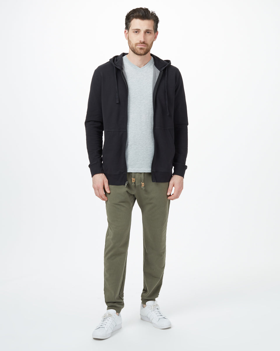 French Terry Zip Hoodie