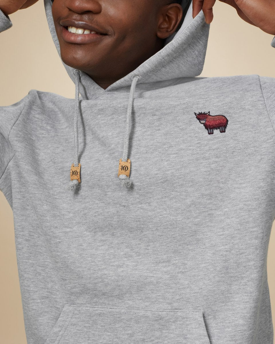 Nepal Embroidered Yak Hoodie