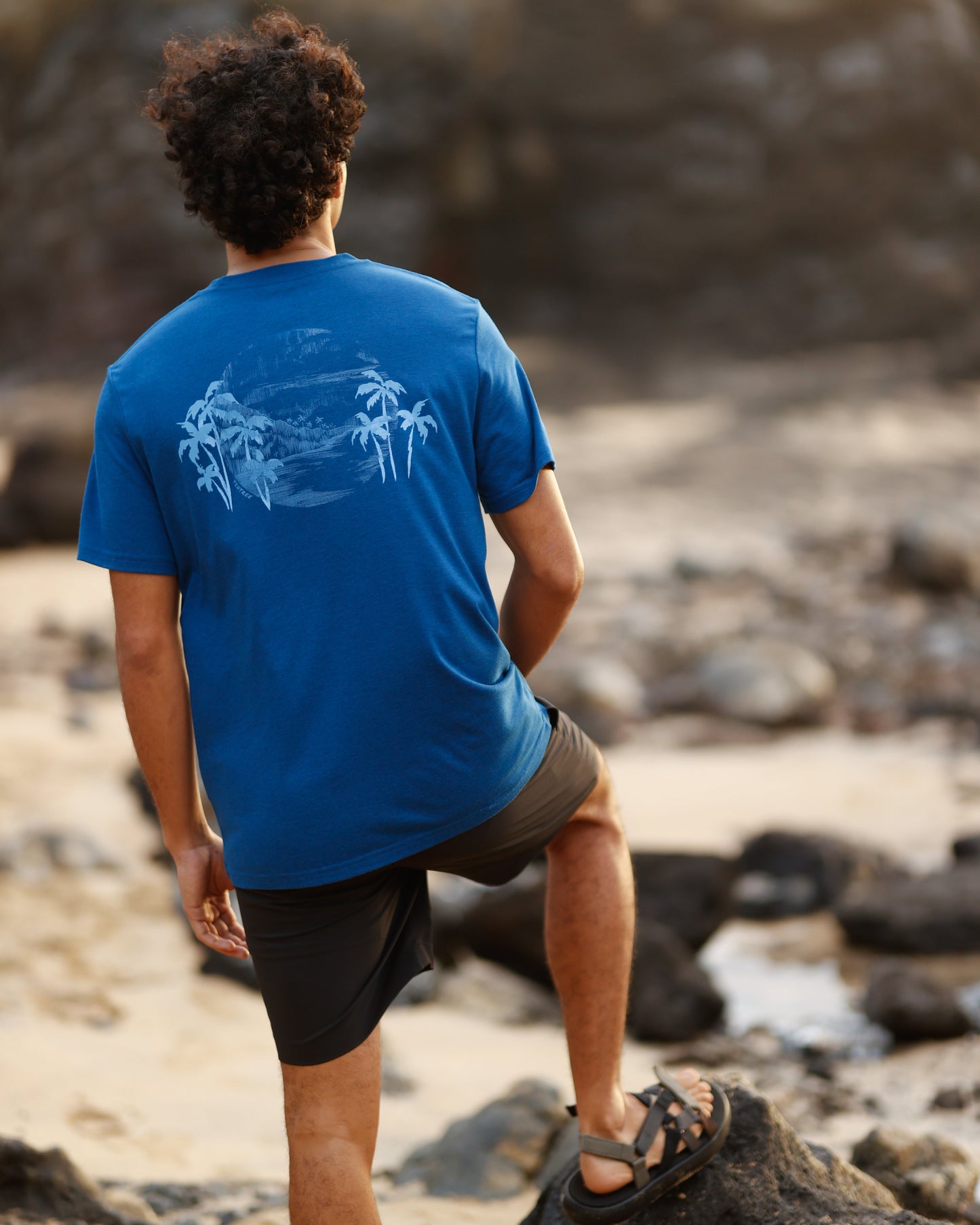 Haiti Palm Overlay T-Shirt