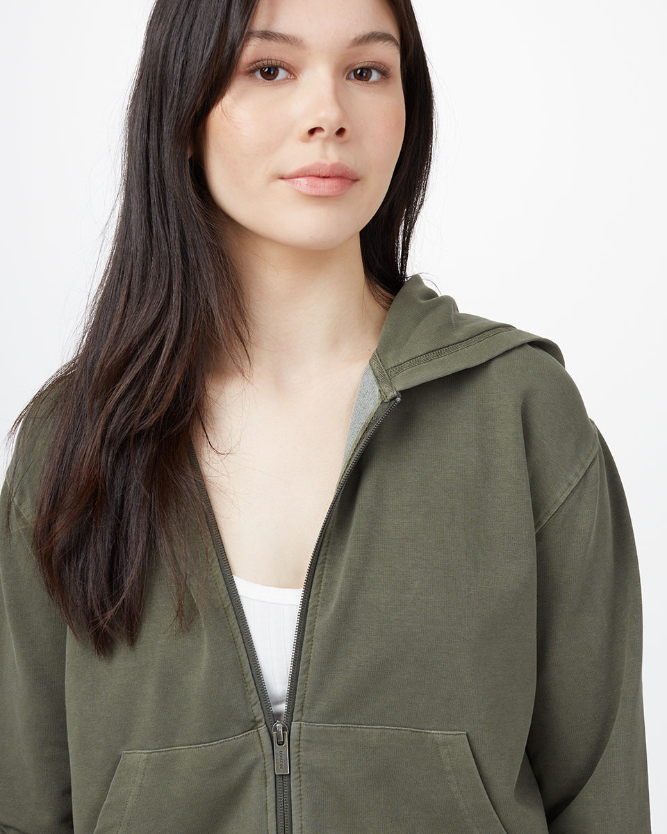 French Terry Zip Hoodie