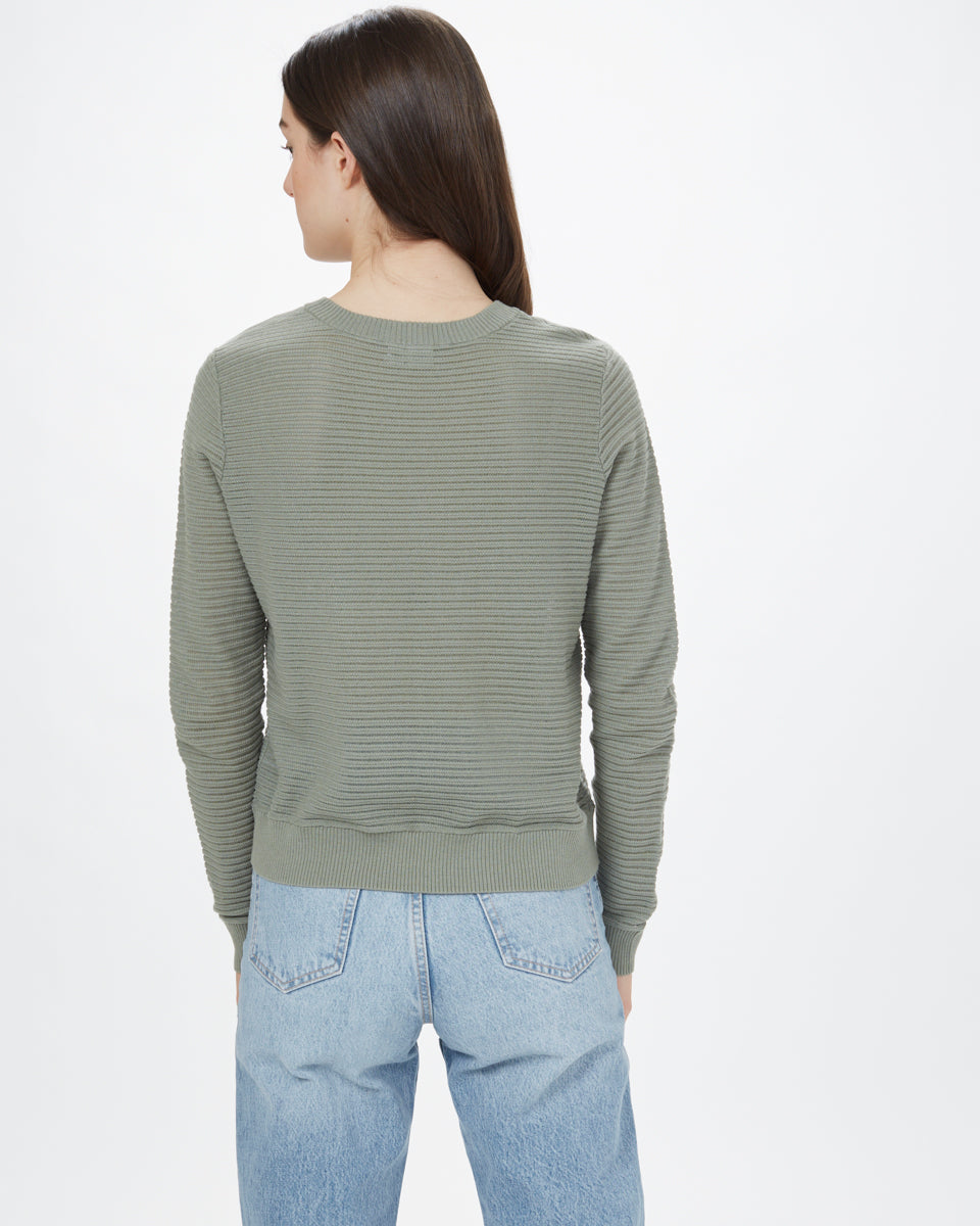 Highline Cotton Rib Crew Sweater