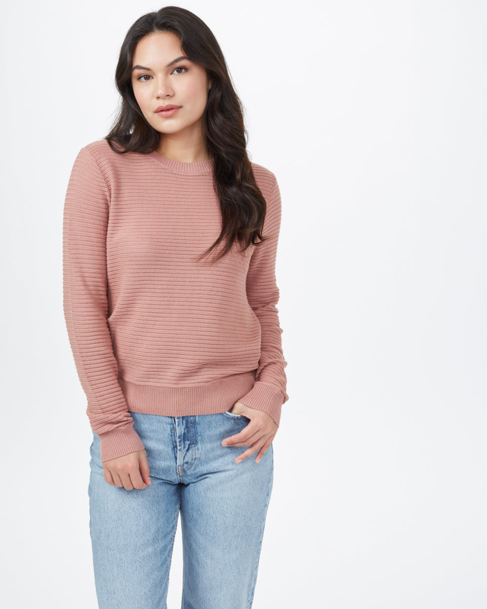Highline Cotton Rib Crew Sweater