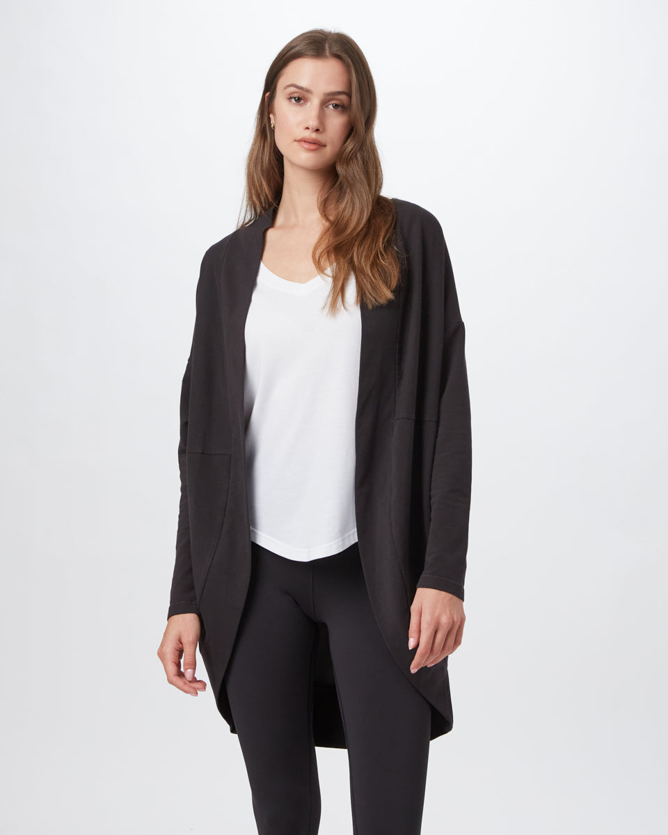 French Terry Cocoon Cardigan