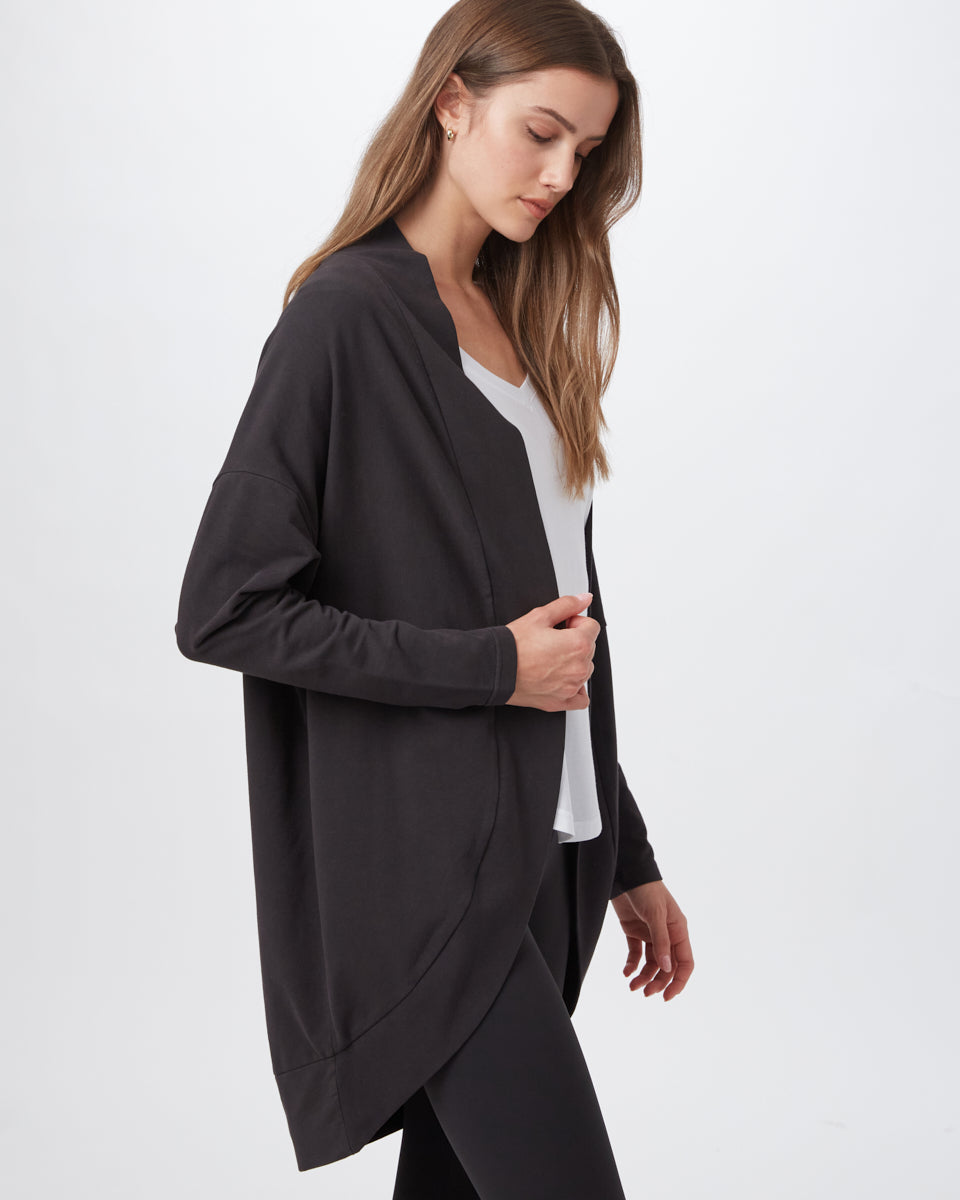 French Terry Cocoon Cardigan