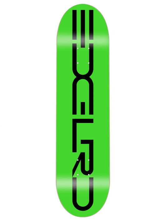 EDGLRD 'Tech Script' Skatebord Deck - Green/Black