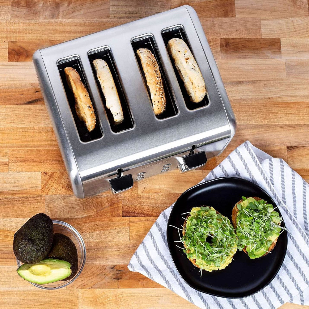 KALORIK TO46813SS 4-Slice Stainless Steel Toaster