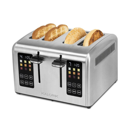 KALORIK TO50913SS 4 Slice Digital Toaster Stainless Steel