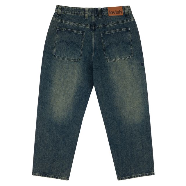 Loviah '1990' Baggy 5 Pocket Denim Pants - Indigo Light Wash