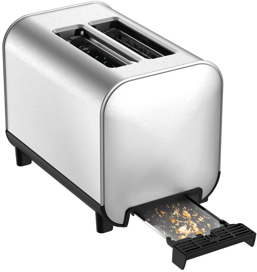 T-FAL 2 Slice Stainless Steel Toaster - Blemished package with full warranty - TT682D50