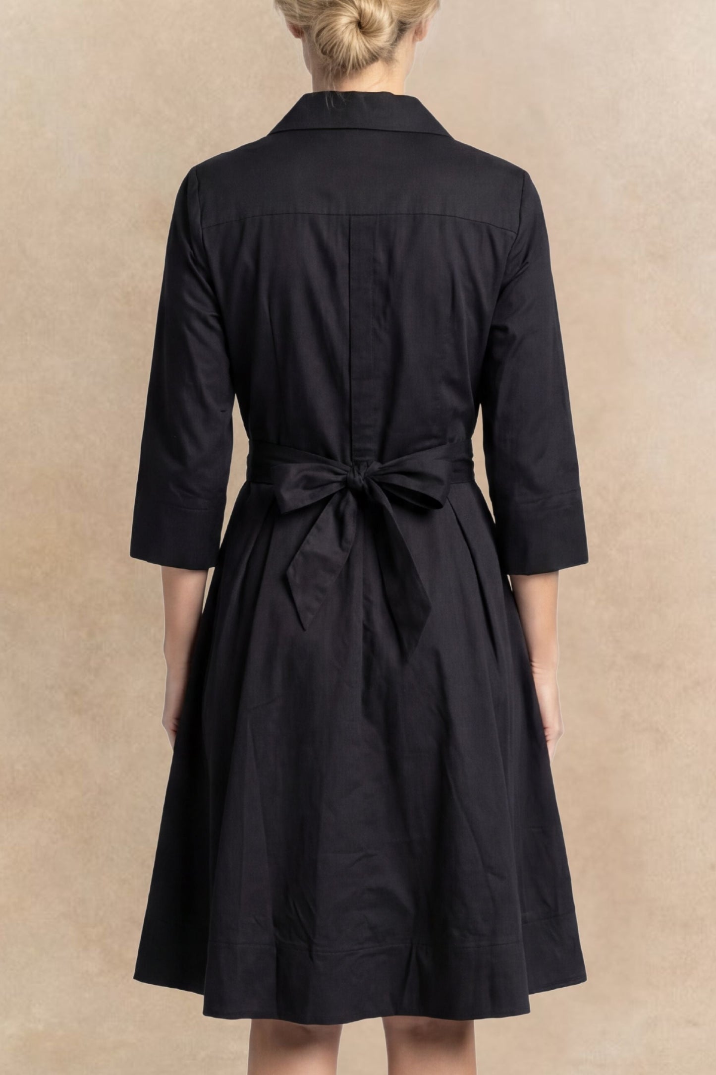 Tessa Twist Front Shirt Dress Fit & Flare