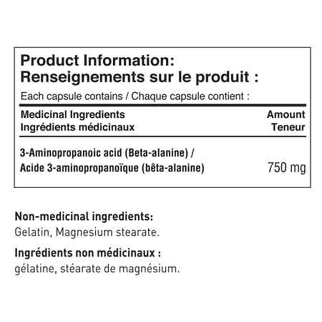 Tested Nutrition BETA-ALANINE (750mg), 180 Caps