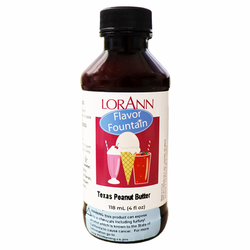 Arôme Beurre de Cacahuète du Texas - 4 oz. - 32 oz. - Arômes pour Glaces et Boissons - LorAnn Oils - Distribution Canadienne - Livraison Gratuite au Canada pour les Commandes de Plus de 199 CAD