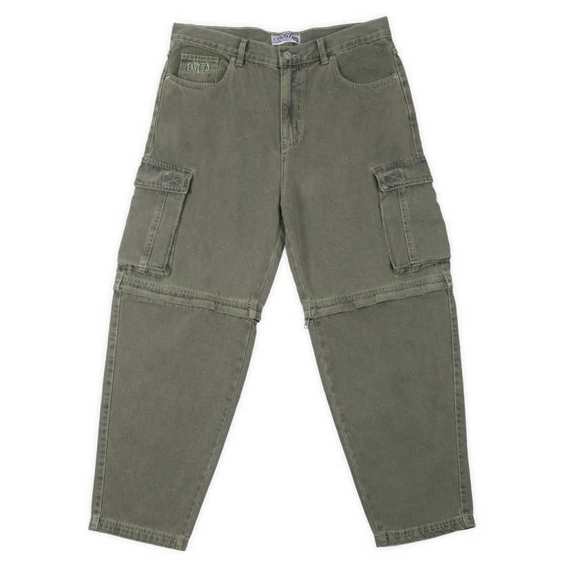 Frosted Skateboards 'Transformer' Cargo Baggy Pants - Chill Green