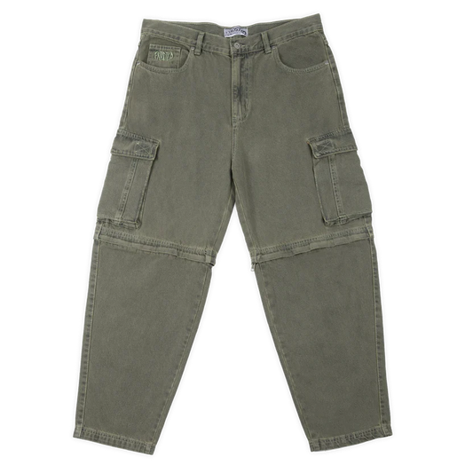Frosted Skateboards 'Transformer' Cargo Baggy Pants - Chill Green