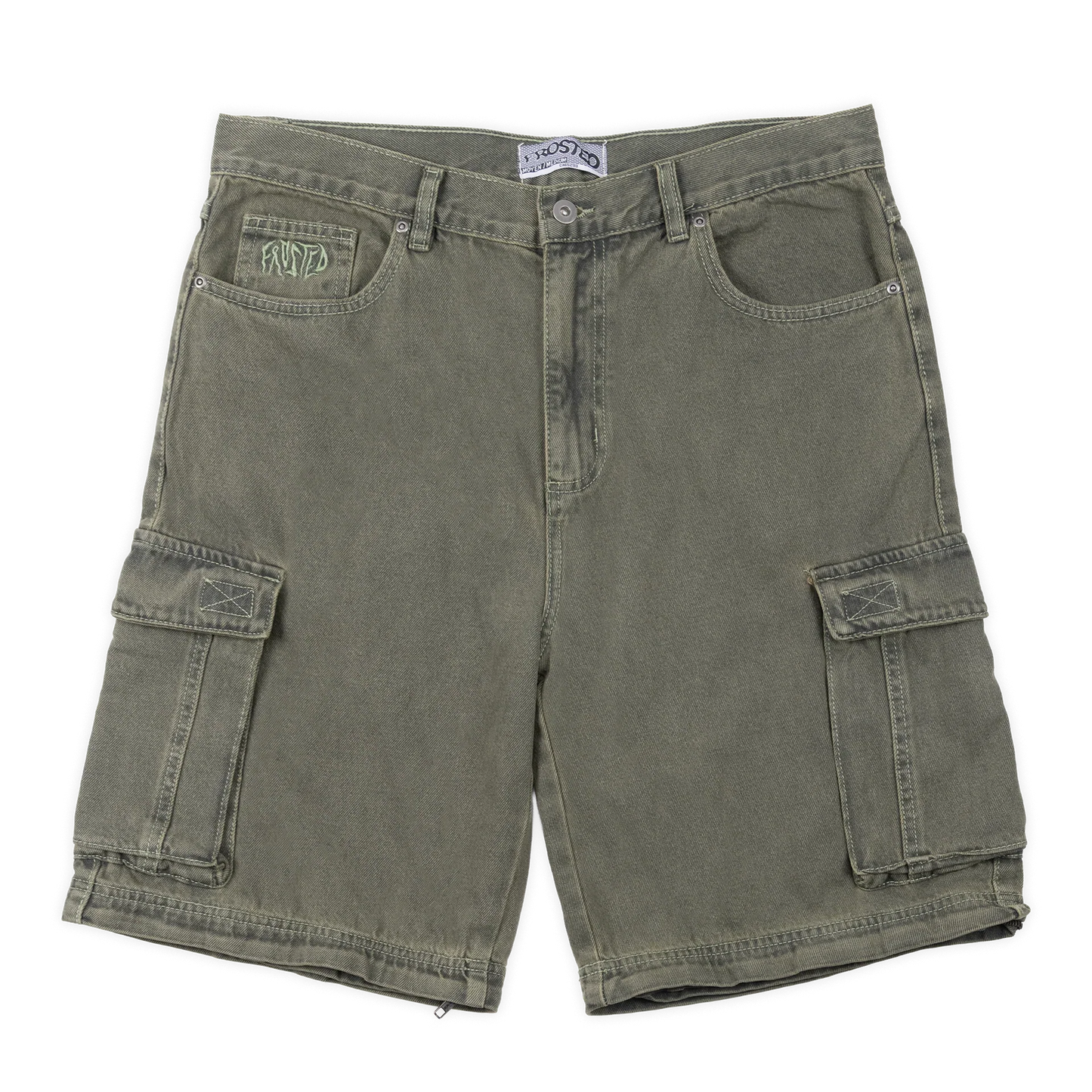 Frosted Skateboards 'Transformer' Cargo Baggy Pants - Chill Green