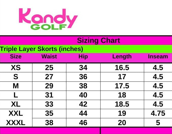 Jupes-culottes de golf et de pickleball triple couche 2026