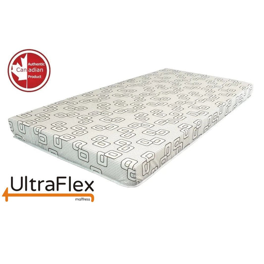 Matelas double face UltraFlex® DIVINE en mousse haute densité de qualité supérieure, fermeté moyenne (Fabriqué au Canada)