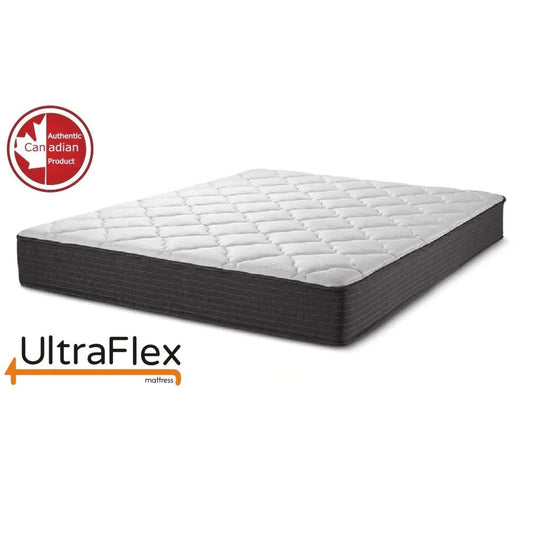 Matelas en mousse à mémoire de forme gel de luxe orthopédique UltraFlex® INSPIRE PLUS, confort optimal, respirant, écologique (Fabriqué au Canada)